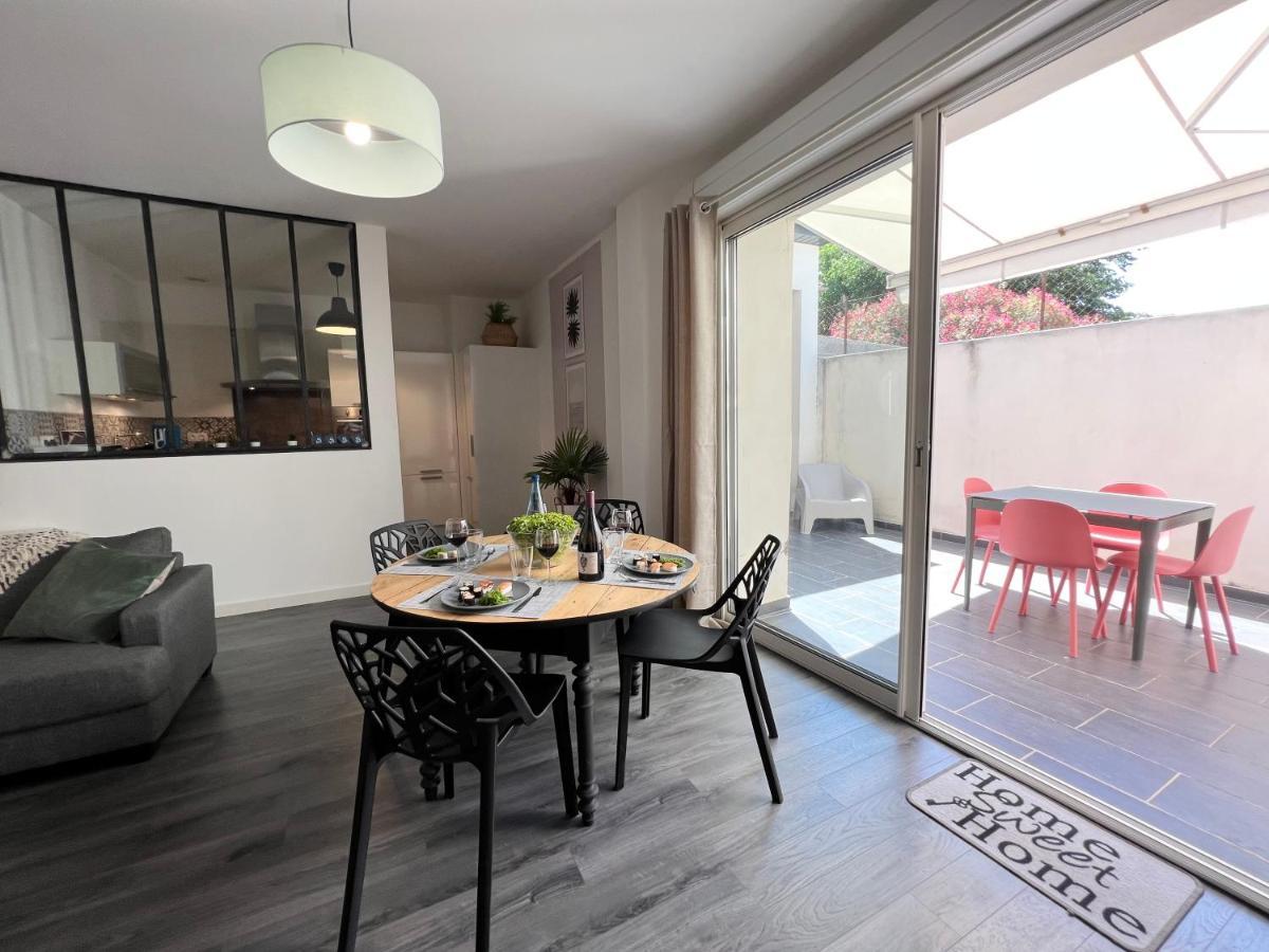 Appart T3 Le Patio - Avec Terrasse Boujan-sur-Libron Exterior photo